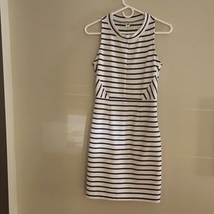 XS Navy and white Stripped dress